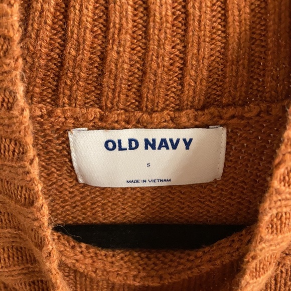 —Small orange Old Navy Turtleneck Sweater - Picture 3 of 5